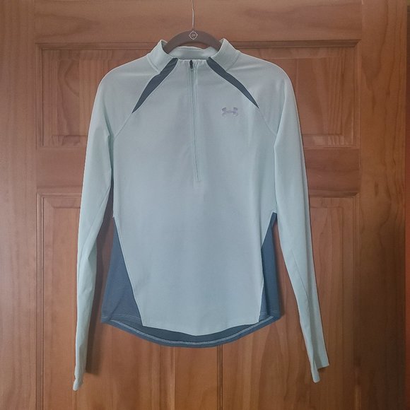 Under Armour Heatgear Long Sleeve Half Zip Top - Picture 1 of 4